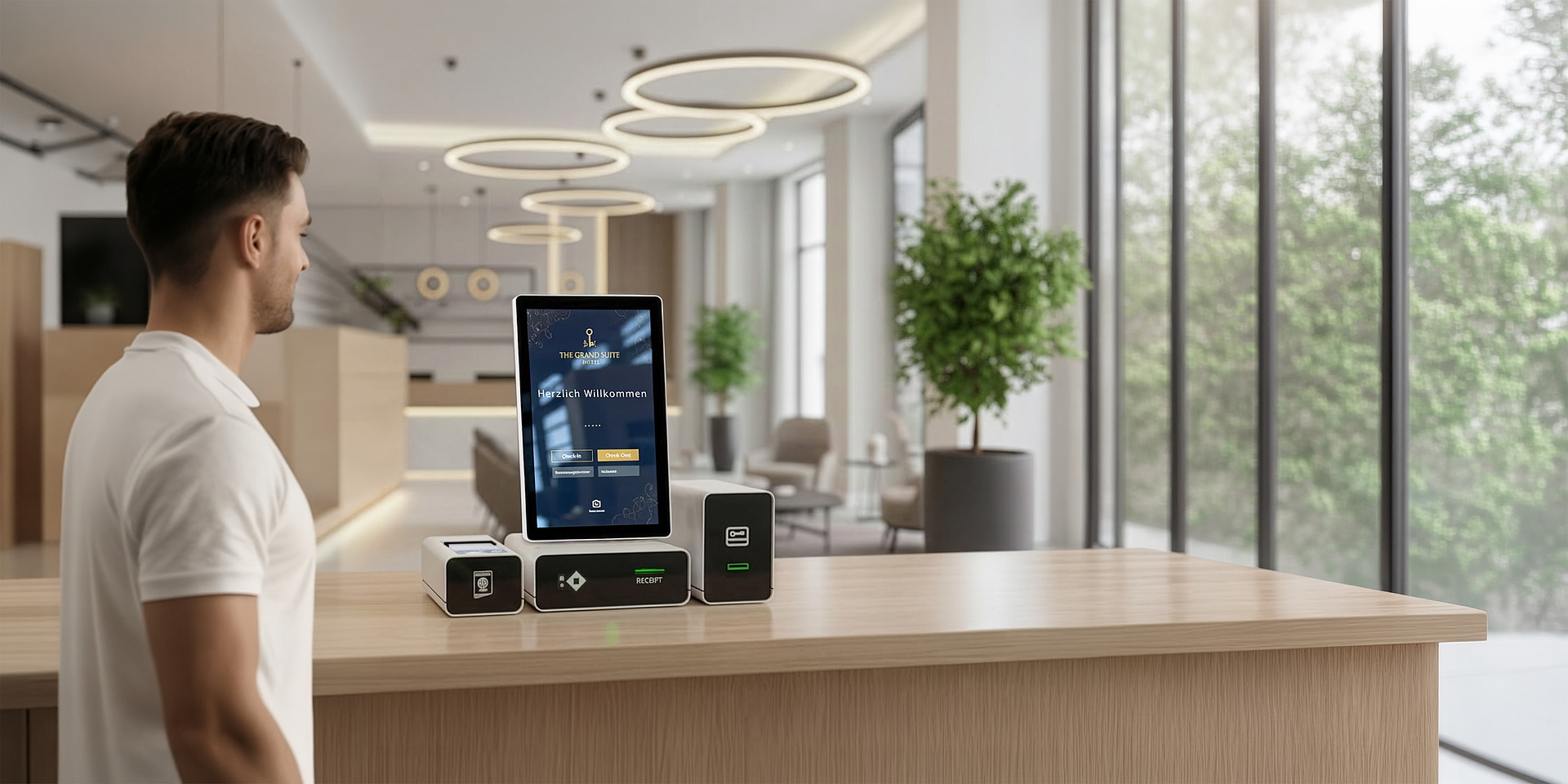Self Counter Setting Alpine Kiosk - Modulare Self-Service Kiosksysteme