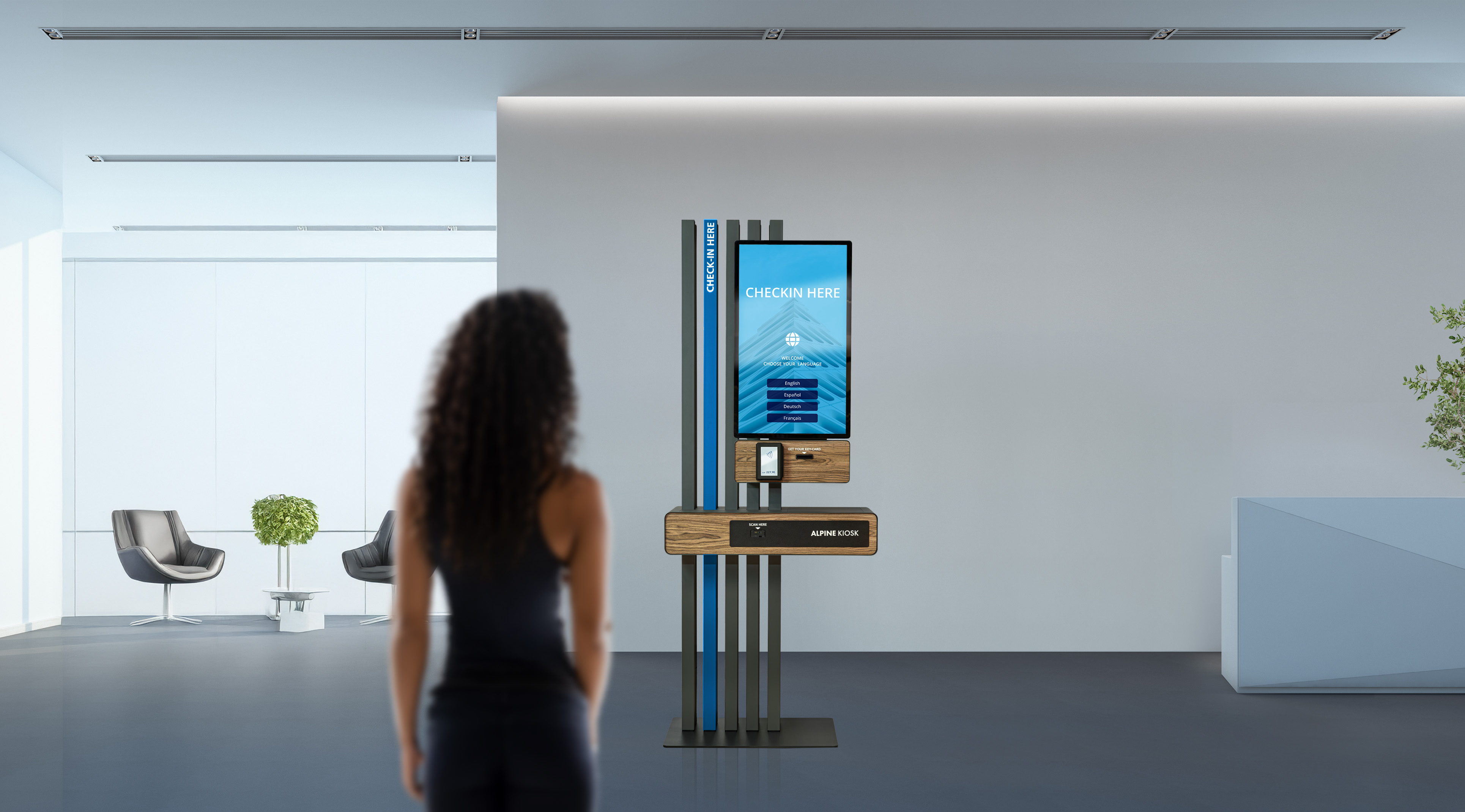 Hotel Assisted Check-in Terminal im Detail