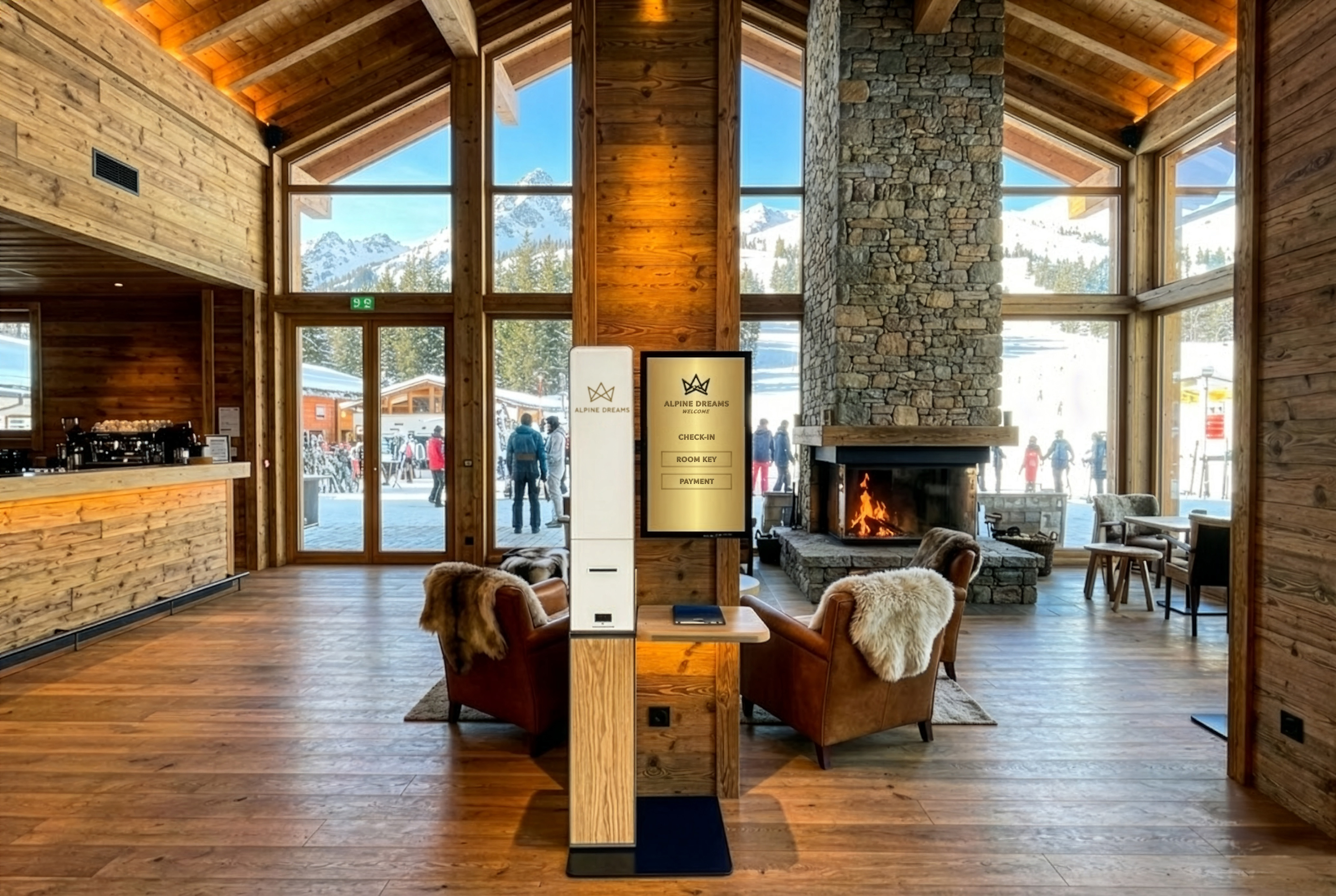 Alpine Resort mit Natur-Integration